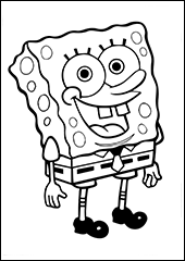 SpongeBob Square Pants printable pages